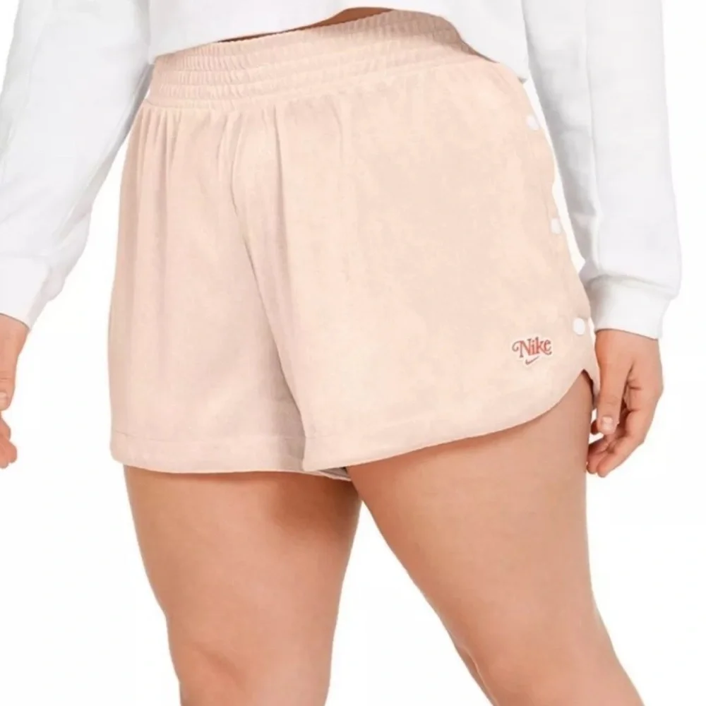 Women's Nike Shorts Nike Side Snap Shorts Size 2X Shimmer (J)